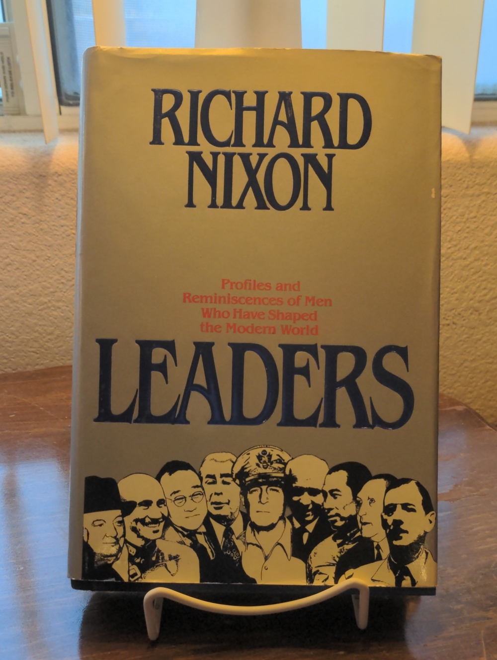 Richard Nixon Leaders Hardcover Book - Gold Cover